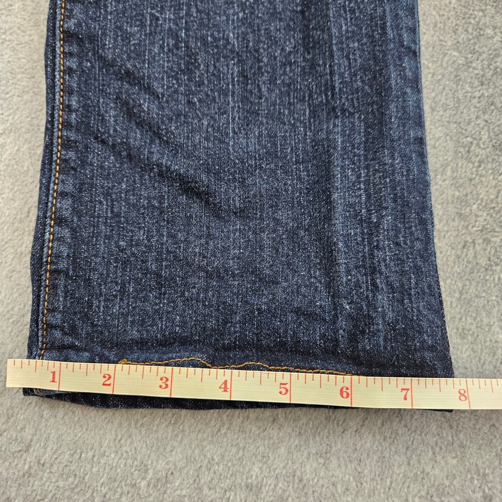 LEVIS 505 Straight Leg Jeans Women 12 M Blue Stretch Denim Classic Casual SEO - Picture 13 of 14